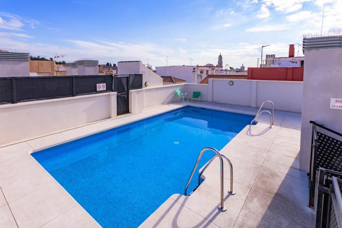 -Malagasunapts- Central Freeparking Rooftoppool Dış mekan fotoğraf